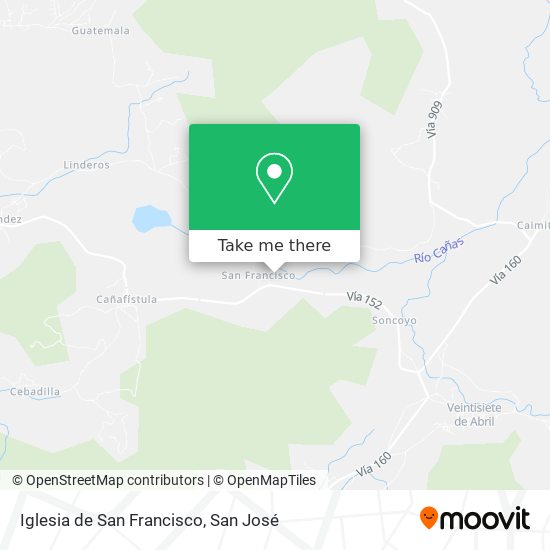 Mapa de Iglesia de San Francisco