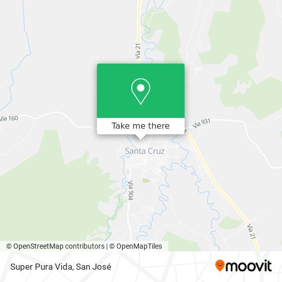 Mapa de Super Pura Vida