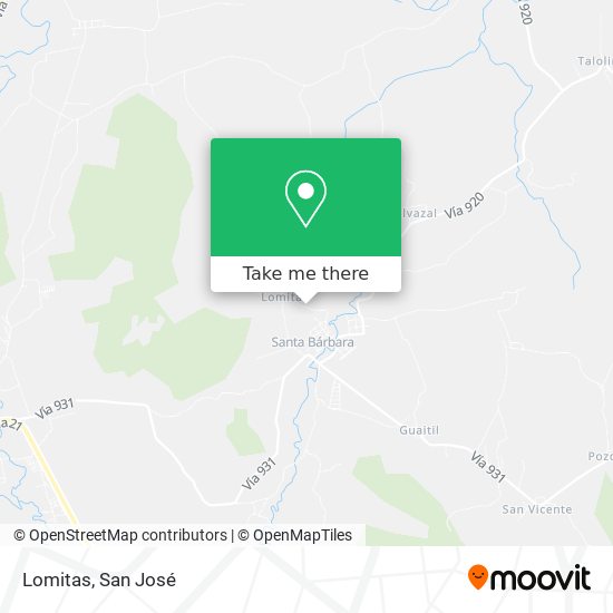 Mapa de Lomitas
