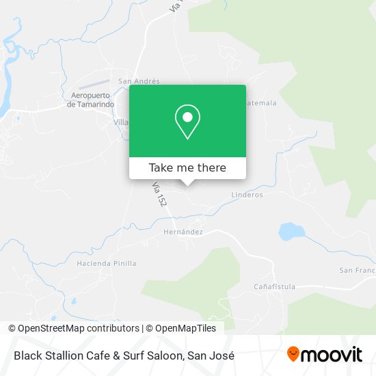 Black Stallion Cafe & Surf Saloon map