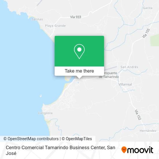Centro Comercial Tamarindo Business Center map