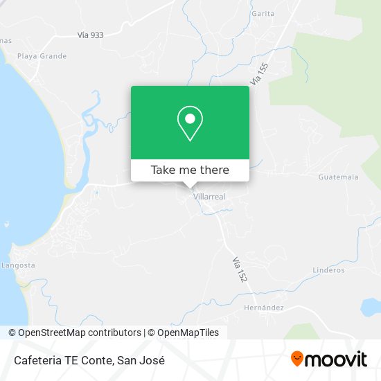 Mapa de Cafeteria TE Conte
