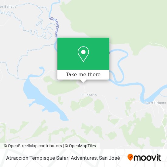Atraccion Tempisque Safari Adventures map