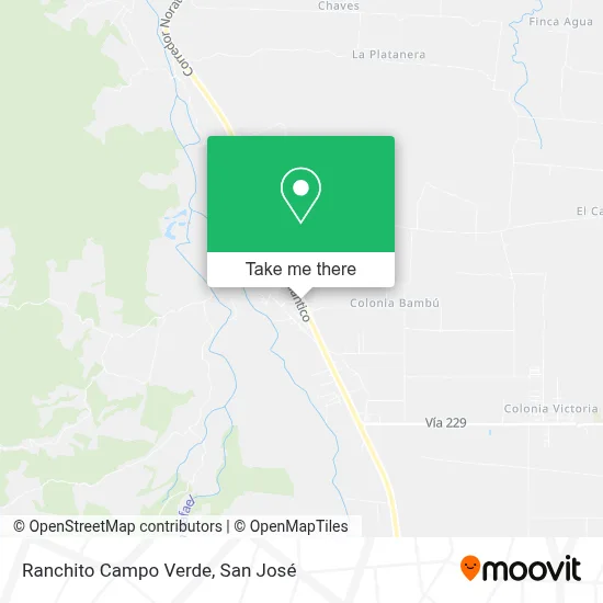 Ranchito Campo Verde map