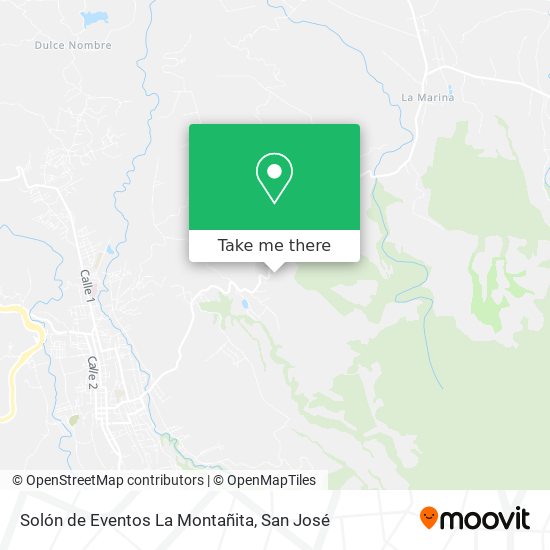 Mapa de Solón de Eventos La Montañita