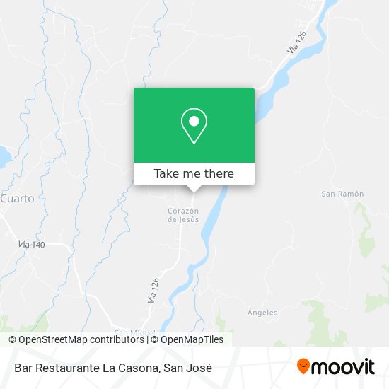 Bar Restaurante La Casona map