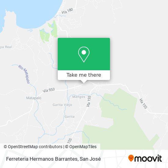 Mapa de Ferreteria Hermanos Barrantes