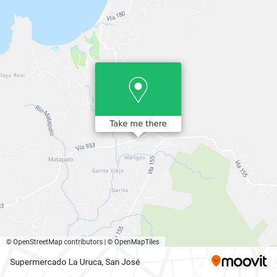 Supermercado La Uruca map