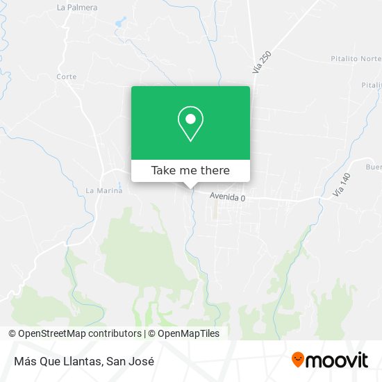 Más Que Llantas map