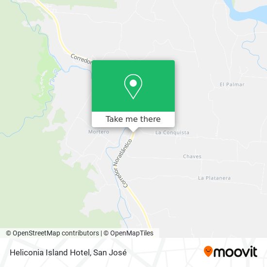 Mapa de Heliconia Island Hotel