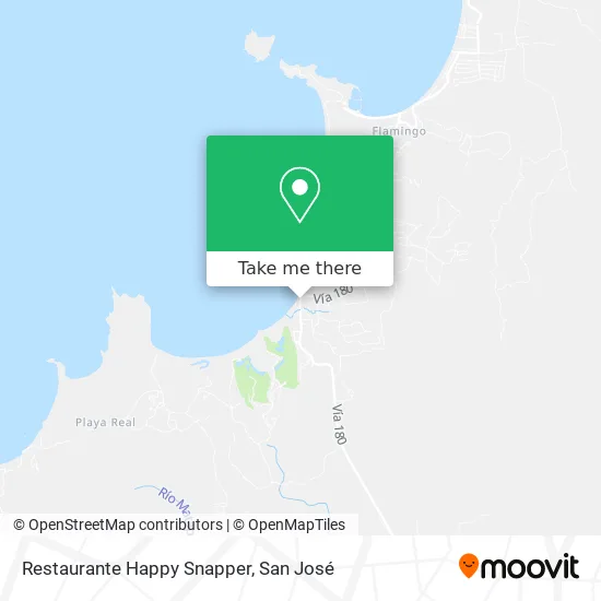Restaurante Happy Snapper map
