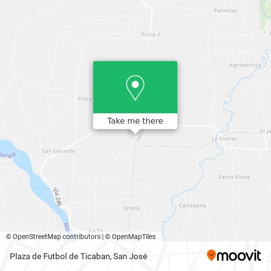 Mapa de Plaza de Futbol de Ticaban