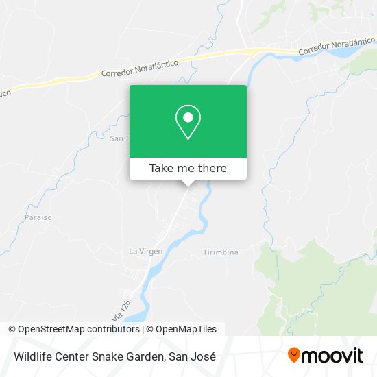 Wildlife Center Snake Garden map