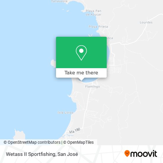 Wetass II Sportfishing map