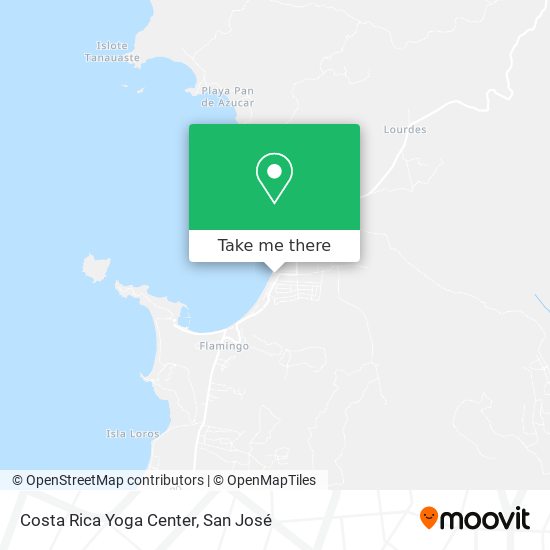 Costa Rica Yoga Center map