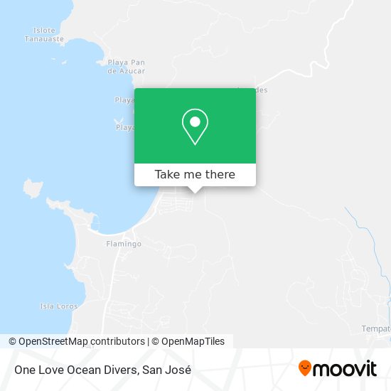 One Love Ocean Divers map