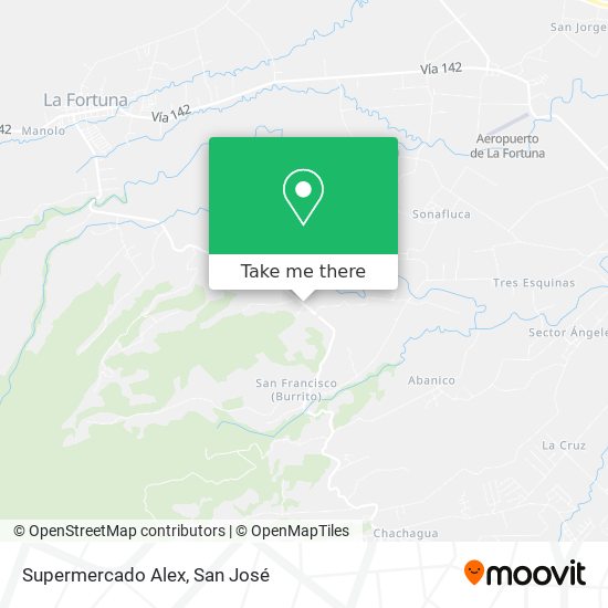 Mapa de Supermercado Alex