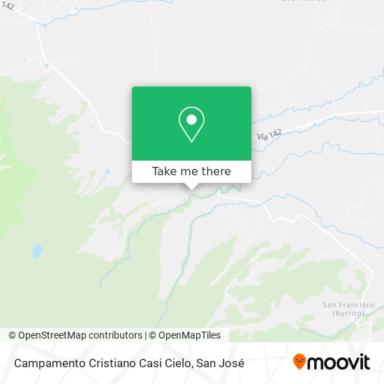 Campamento Cristiano Casi Cielo map