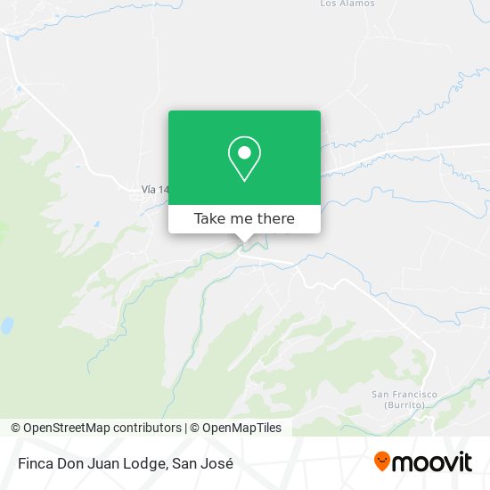 Finca Don Juan Lodge map