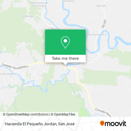 Mapa de Hacienda El Pequeño Jordan