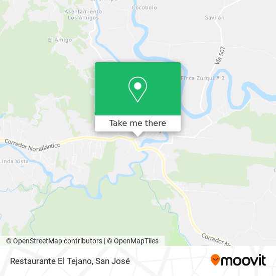 Restaurante El Tejano map