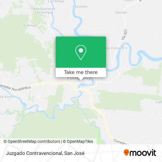 Mapa de Juzgado Contravencional