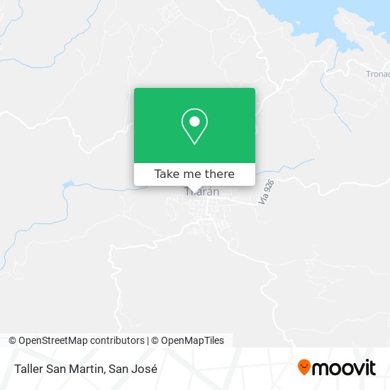 Taller San Martin map