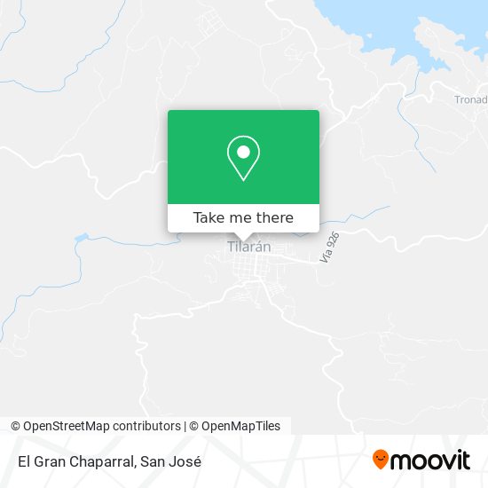 Mapa de El Gran Chaparral
