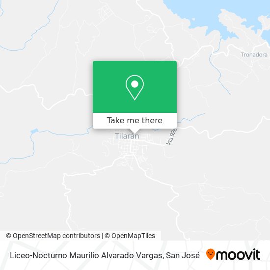 Liceo-Nocturno Maurilio Alvarado Vargas map