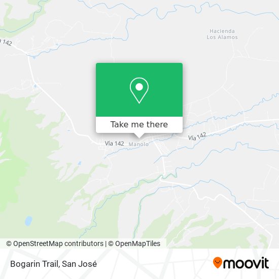 Bogarin Trail map