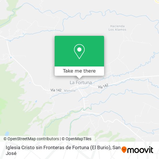 Iglesia Cristo sin Fronteras de Fortuna (El Burio) map
