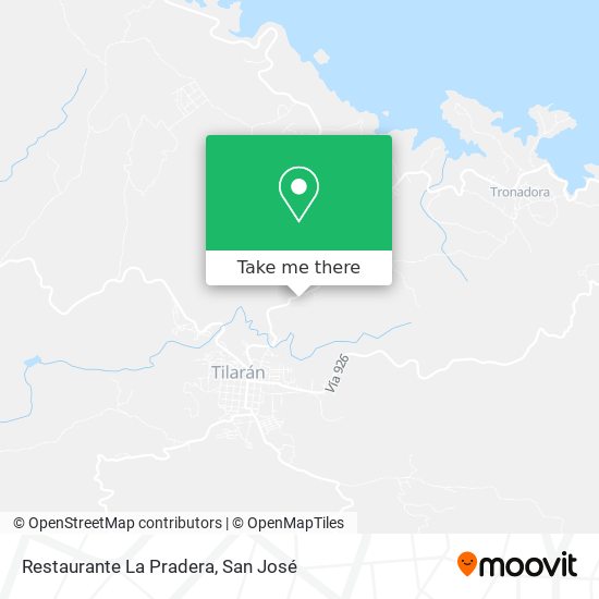 Restaurante La Pradera map