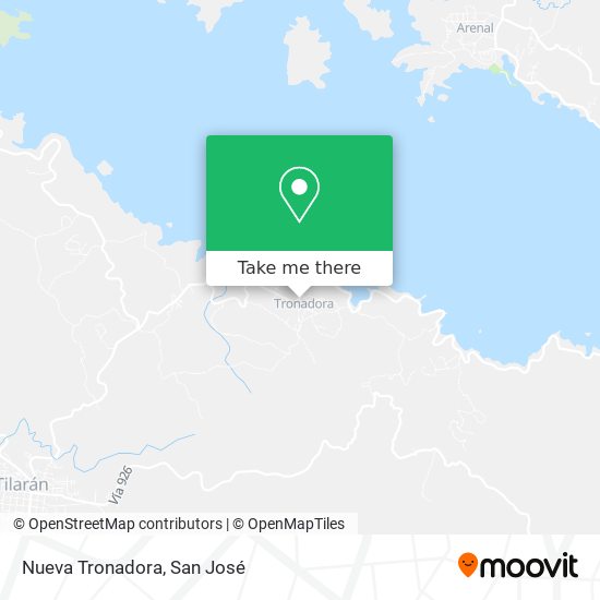 Mapa de Nueva Tronadora