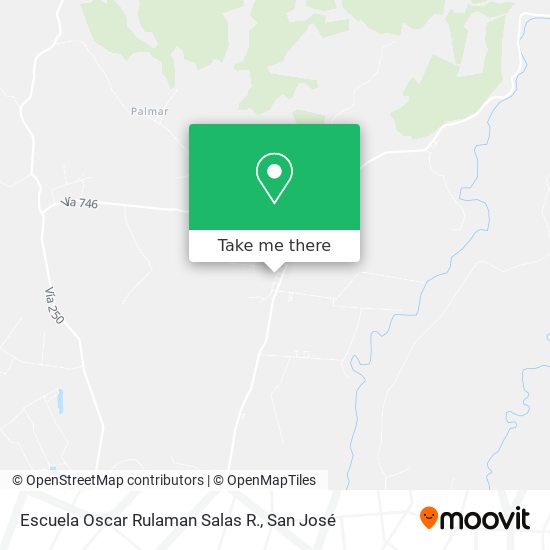 Mapa de Escuela Oscar Rulaman Salas R.
