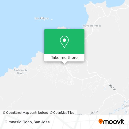 Mapa de Gimnasio Coco