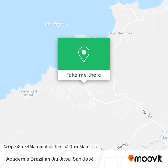 Academia Brazilian Jiu Jitsu map