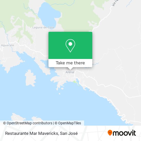 Mapa de Restaurante Mar Mavericks