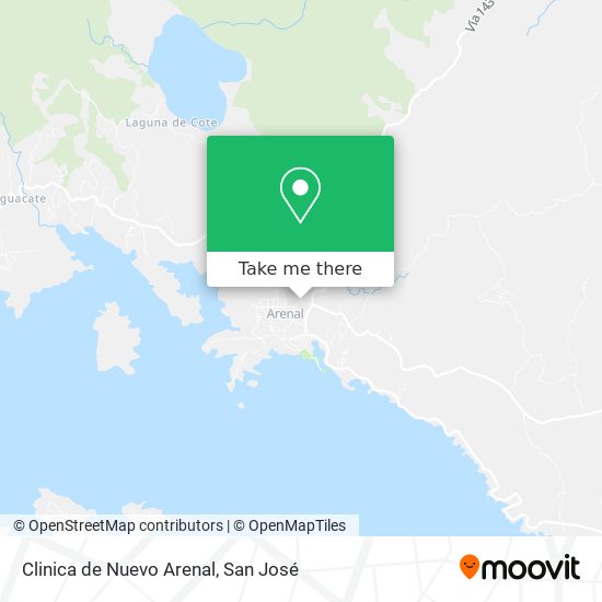 Clinica de Nuevo Arenal map