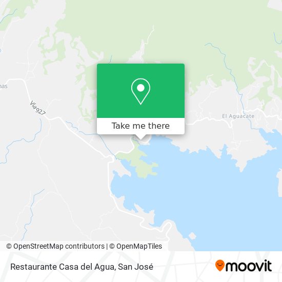 Mapa de Restaurante Casa del Agua