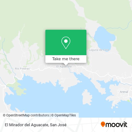Mapa de El Mirador del Aguacate