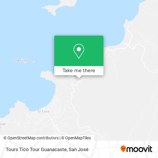 Tours Tico Tour Guanacaste map