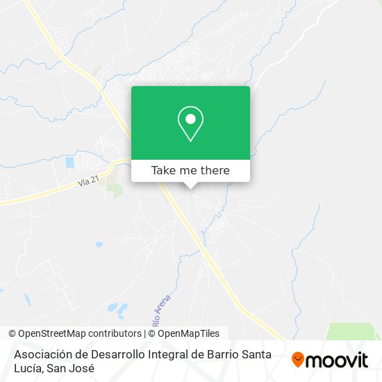 Asociación de Desarrollo Integral de Barrio Santa Lucía map