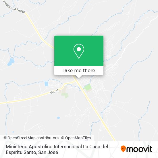 Mapa de Ministerio Apostólico Internacional La Casa del Espíritu Santo