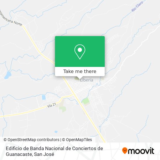 Edificio de Banda Nacional de Conciertos de Guanacaste map