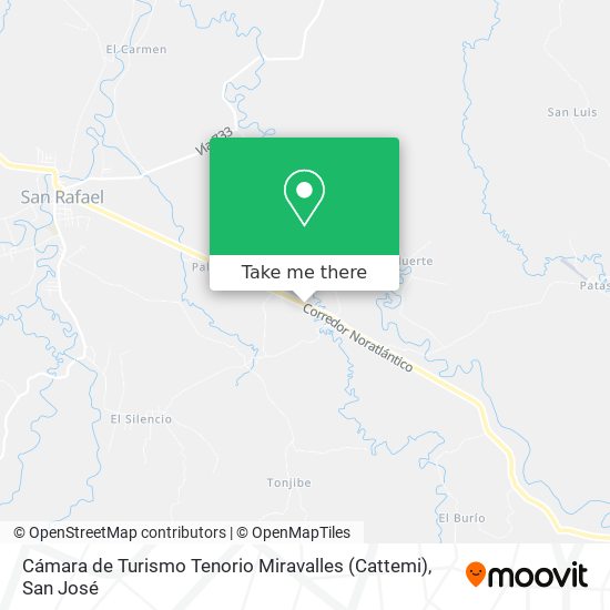 Cámara de Turismo Tenorio Miravalles (Cattemi) map