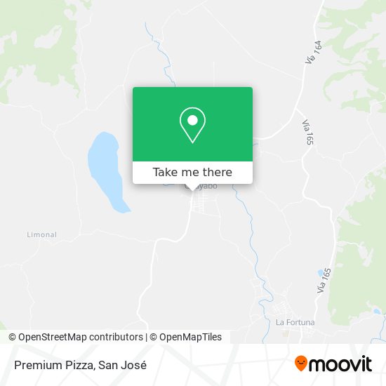 Mapa de Premium Pizza