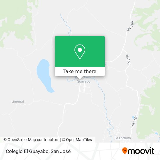 Mapa de Colegio El Guayabo