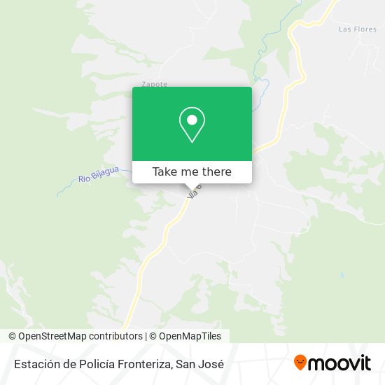 Mapa de Estación de Policía Fronteriza