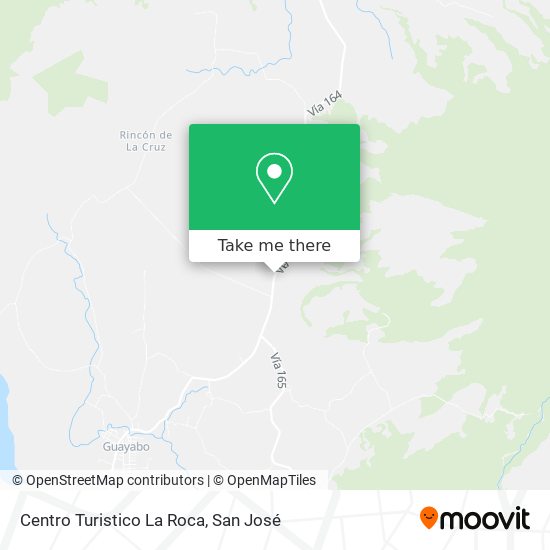 Centro Turistico La Roca map