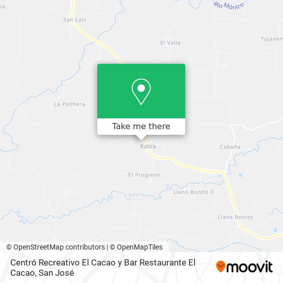 Centró Recreativo El Cacao y Bar Restaurante El Cacao map